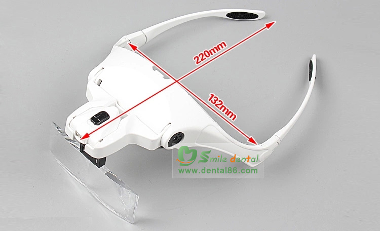 dental loups with LED head light